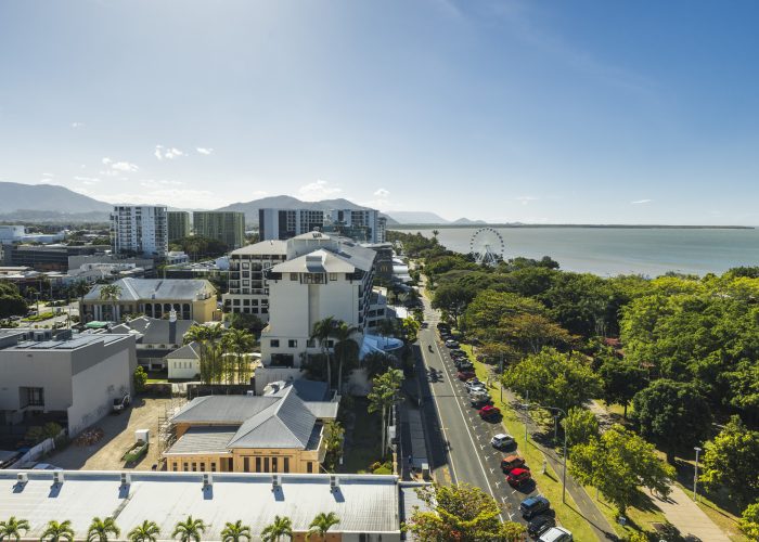 Photography of the Pacific Hotel Cairns, 43 The Esplanade - 23 Aug 2023.